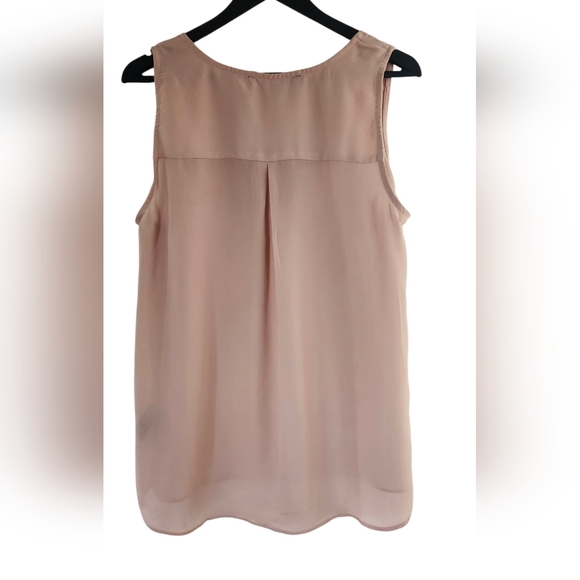 Brand New, Size L Elegant Light Pink, Blush Sleeveless Top - Picture 4 of 11